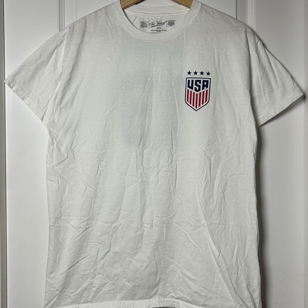 The Victory Team USA Alex Morgan #13 USWNT Sports Fan‎ Merch White T-Shirt